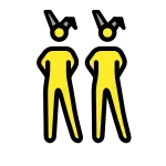 People With Bunny Ears SVG Icon